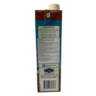 Blue Diamond - Sữa Hạt Hạnh Nhân ALMOND BREEZE vị Chocolate Hộp 946ml