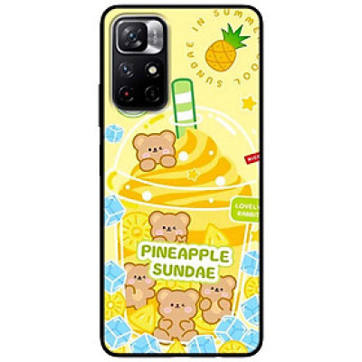 Ốp lưng dành cho Xiaomi Redmi Note 11 5G - Redmi Note 11T - Redmi Note 11S mẫu Gấu và Dứa