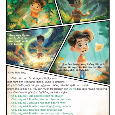 Sách - Kỹ Năng Sống Cho Trẻ Tiểu Học - Bao Bao Và Cuộc Phiêu Lưu Sức Khỏe