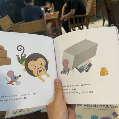 (Combo 5 cuốn in màu toàn bộ) QUY TẮC BÉ NGOAN – BÉ YÊU ĐI NHÀ TRẺ - BÉ YÊU LUÔN AN TOÀN – BÉ YÊU NÓI ĐIỀU HAY – BÉ YÊU NGOAN MỖI NGÀY- BÉ YÊU NÓI ĐIỀU HAY- Kwon Joo Won – Hà Hương & Vũ Hưng dịch - Thái Hà - NXB Hà Nội