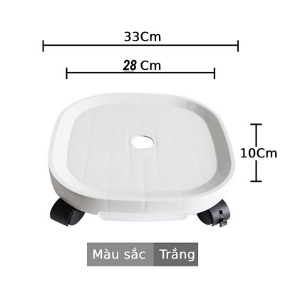 Đế Lót Chậu Hoa ,Kệ Cây Cảnh Có Bánh Xe Di Chuyển Đa Năng , Khay Hứng Nước Tiện Lợi Chịu Lực