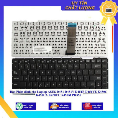 Bàn Phím dùng cho Laptop ASUS D451 D451V D451E D451VE - Hàng Nhập Khẩu New Seal