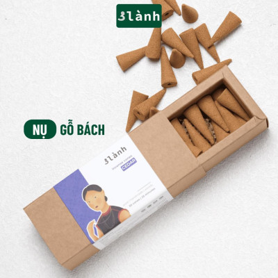 Nụ Thủ Công Gỗ Bách Cedar 3 Lành Hộp 20 Nụ 100 % Tự Nhiên Tặng Kèm Đế Chăm, Không Hóa Chất Xông Thơm