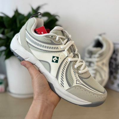 Giày cầu lông, Pickleball Kumpoo E305 mẫu mới, Đế kếp 2 lớp, da PU cao cấp - Chính hãng