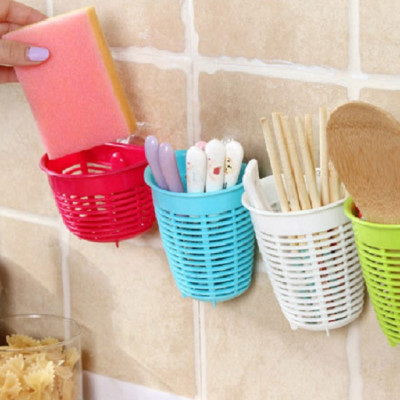 Combo 01 giỏ đựng giẻ rửa bát + 01 giỏ treo tiện ích có núm hít chân không inomata Nhật Bản