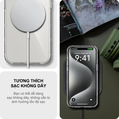 ốp lưng chống sốc trong suốt cho iPhone 17 Pro Max / 17 Air / 17 Pro / 17 hiệu Likgus Lin - Chống sốc 2m, túi khí ẩn 4 góc, chống va đập, độ trong full HD - Hàng nhập khẩu