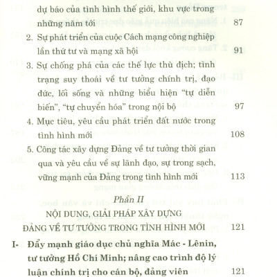 Xây Dựng Đảng Về Tư Tưởng Trong Tình Hình Mới - Những Vấn Đề Lý Luận Và Thực Tiễn Cấp Bách