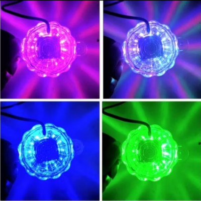 ĐÈN LED TRANG TRÍ GẦM XE MÁY ÔTÔ SÁNG ĐẢO 48 TIA MÀU SẮC CỰC ĐẸP