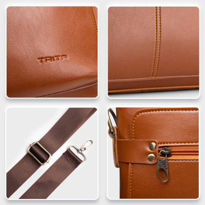 Cặp công sở Trita ( Thời trang nam đa năng - Cặp da TCA12 )