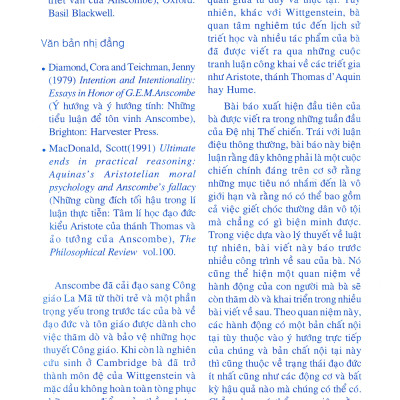 100 Triết Gia Tiêu Biểu Thế Kỷ XX