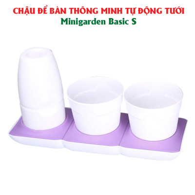 Chậu Cây Tự Dưỡng Thông Minh nhập khẩu Bồ Đào Nha giúp cây trồng tự động tưới, tự bón phân và dành cho người bận rộn nhưng yêu thiên nhiên