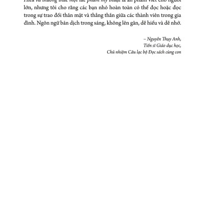 Hiểu Và Thưởng Thức Một Tác Phẩm Mỹ Thuật