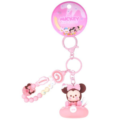 Móc Khóa Bánh Donut Disney Và Những Người Bạn - Chuột Mickey Chuột Minnie - Goldlok STC119034/Minnie