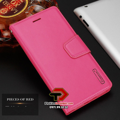 Bao da dạng ví cho OPPO Reno8 Z 5G hiệu Hanman có quai cài - Hàng chính hãng