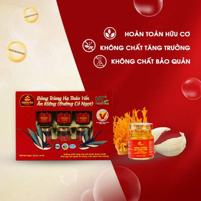 Đông Trùng Hạ Thảo Yến Ăn Kiêng Thiên Ân - Hộp 6 Hũ