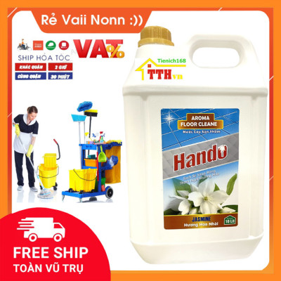 Nước thơm lau sàn nhà Hando can 20L (Hương quế) Giao 2 can 10L