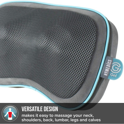 Gối massage shiatsu 3D dùng pin sạc công nghệ GEL HoMedics GST-550HRC-EU