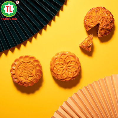 Hộp Bánh Trung Thu 2 bánh 1 trứng 150g - COMBO SUPER A6 - Thành Long (300g) - VIỆT NAM