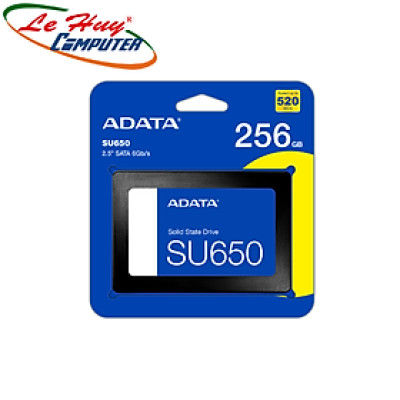 Ổ cứng SSD Adata SU650 256GB SATA III 2.5" - Hàng Chính Hãng