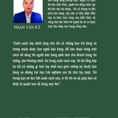 Bí Quyết Bán Dễ Dàng Mọi Thứ - Phan Văn Kỳ - (bìa mềm)