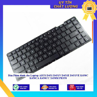 Bàn Phím dùng cho Laptop ASUS D451 D451V D451E D451VE - Hàng Nhập Khẩu New Seal