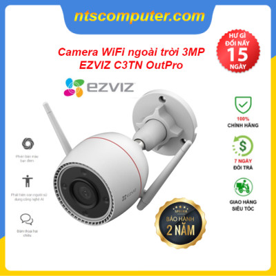 Camera Wifi EZVIZ C3TN 3MP đàm thoại 2 chiều - Hàng chính hãng