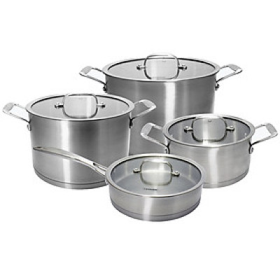 Bộ nồi inox 4 nồi 5 đáy Tiross TS871 - Hàng chính hãng