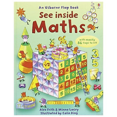 Sách tương tác tiếng Anh - Usborne See inside Maths