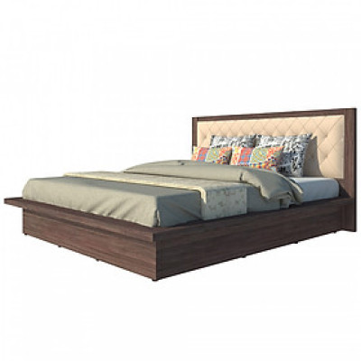 Giường ngủ cao cấp Tundo màu nâu 160cm x 200cm