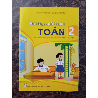 Sách - Combo Bài Tập Cuối Tuần Toán Lớp 2