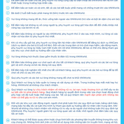 Vé vào cổng điện tử tiNiWorld PREMIUM CUỐI TUẦN/LỄ áp dụng tại các trung tâm tiNiWorld có giá vé vào cổng 180.000 VNĐ