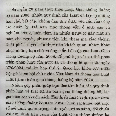 Tìm Hiểu Luật Trật Tự, An Toàn Giao Thông Đường Bộ Năm 2024