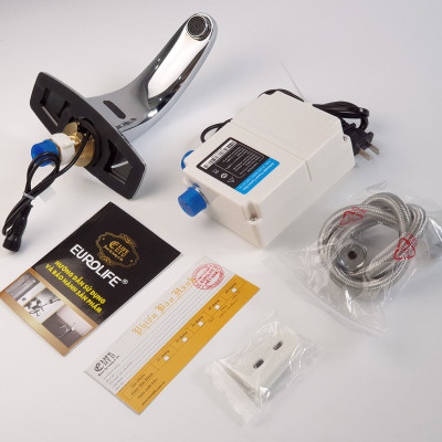 Vòi Lavabo cảm ứng Eurolife EL-A100 (Trắng bạc)