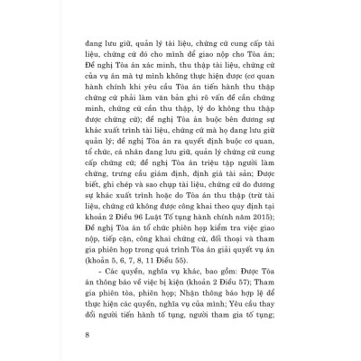 Sách - Sổ Tay Nghiệp Vụ Công Tác Tố Tụng Hành Chính Dùng Cho Cơ Quan Hành Chính Nhà Nước - NXB Chính Trị Quốc Gia