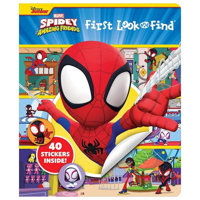 Sách ngoại văn: First Look And Find & Stickers Marvel Spidey