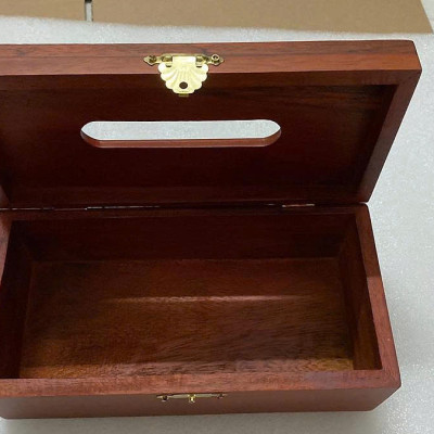 Hộp đựng giấy ăn gỗ Hương