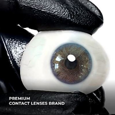 Lens nâu có độ cận N’Rosa Vivid Brown cho mắt thở cao cấp Angel Eyes phân phối | Độ cận: 0-8 | Chất liệu Silicone Hydrogel