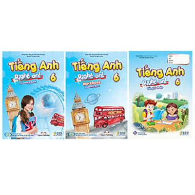 Tiếng Anh 6 Right On! trọn bộ (Sách bài học, Sách bài tập, Vở ghi chép)
