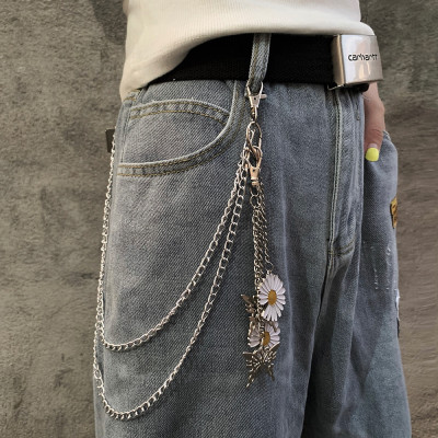 Dây xích treo quần áo hoa cúc phụ kiện thời trang phong cách Hàn Quốc