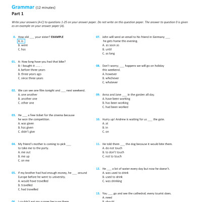 Succeed in APTIS with 6 Practice Tests - New format 2020