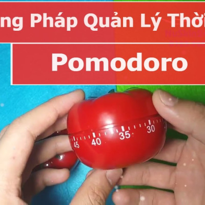 Đồng hồ làm việc Pomodoro (Màu Đỏ)