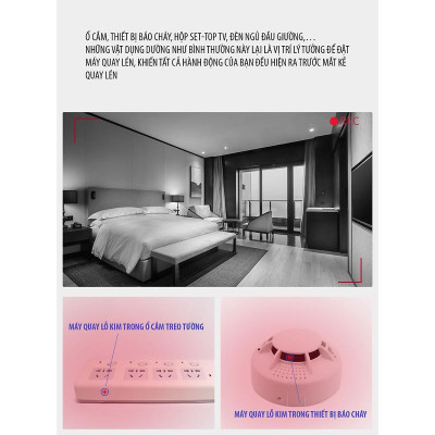 Máy Dò Camera Ẩn XM SMOOVIE Chống Quay Lén và Cảnh Báo Chống Trộm - Thiết Bị Dò Hồng Ngoại Phát Hiện Chuyển Động - Hàng chính hãng