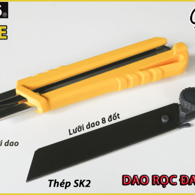 DAO RỌC ĐA NĂNG KHÓA XOAY 25mm KDS H-12