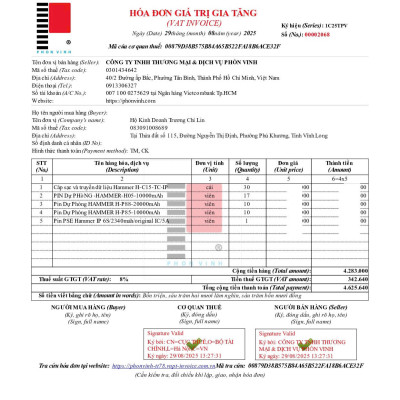 Sạc dự phòng Ham mer H-P88 22.5W - 20.000mAh, Kim Ánh cam kết hàng chính hãng bảo hành 12 tháng