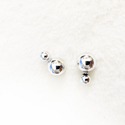 Bông tai ngọc trai châu màu chrome