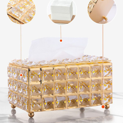 Hộp Đựng Khăn Giấy Pha Lê Sang Trọng Gro-Fa - Chính Hãng 