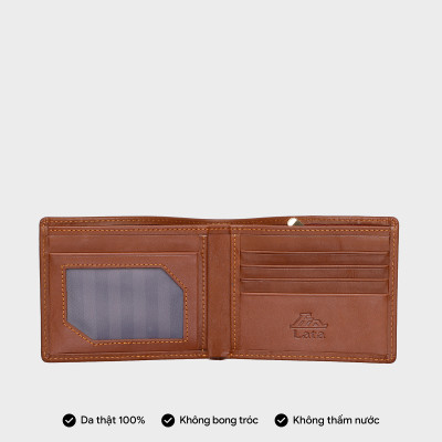 Ví nam da bò Lata ( Thời trang nam - Ví da thật LVN56 )