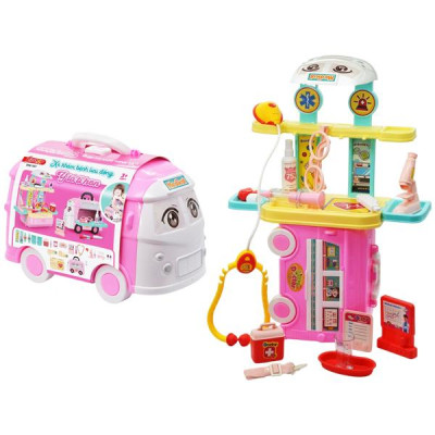 Đồ Chơi Xe Khám Bệnh Lưu Động - Y Tá Tí Hon - Firstar DK81357