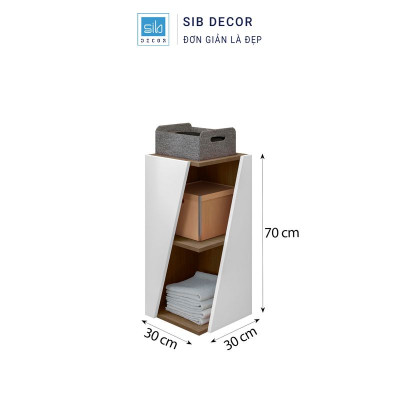 Kệ Gỗ Đa Năng Thiết Kế Tối Giản Hiện Đại, Tiện Dụng Thương Hiệu SIB Decor KS2554