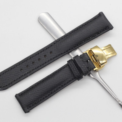 DÂY ĐỒNG HỒ DA KHÓA GẬP CAO CẤP SANG TRỌNG HỢP THỜI TRANG, DÂY DA EPSOM THẬT ĐƯỢC HOÀN THIỆN THỦ CÔNG HÀNG CHÍNH HÃNG SONGHAN LEATHER, PHÙ HỢP VỚI CÁC DÒNG ĐỒNG HỒ CÓ SIZE  24mm 22mm 21mm 20mm 19mm 18mm 16mm BH 6 THÁNG WSEP-02